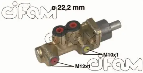 OPEL Главный тормозной цилиндр Vectra A 2.0I 89- 22.22 ATE CIFAM 202-254