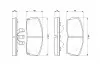 Гальмівні колодки, дискові BOSCH 0986493390 (фото 5)