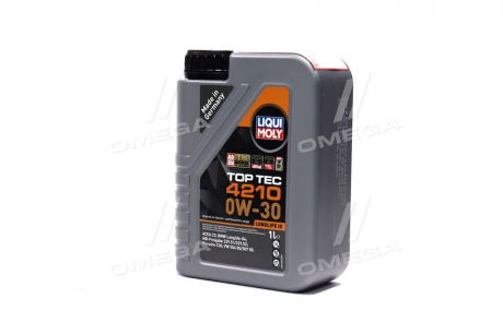 Моторное масло Top Tec 4210/0W30/1л. /(ACEA C3, VW 504.00/507.00) LIQUI MOLY 21604