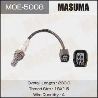 Датчик кислорода (лямбда-зонд) Masuma MOE5008