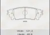 Колодка тормозная (MSC1009) MASUMA