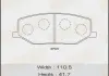 Колодка гальмівна Masuma MS9118 (фото 1)