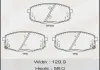 Колодка тормозная Masuma MS0301 (фото 1)