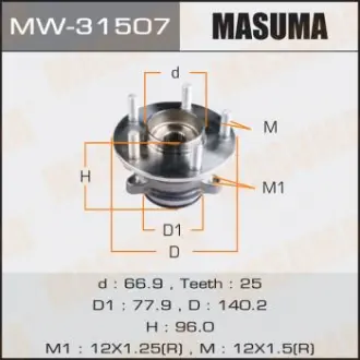 Маточина колеса Masuma MW31507