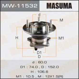 Маточина колеса Masuma MW11532