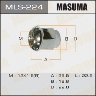 Гайка колеса Masuma MLS224