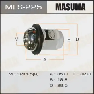 Гайка колісна Masuma MLS225