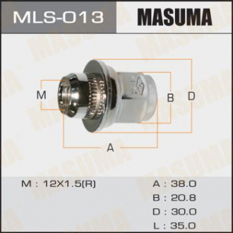 Гайка колеса Masuma MLS013