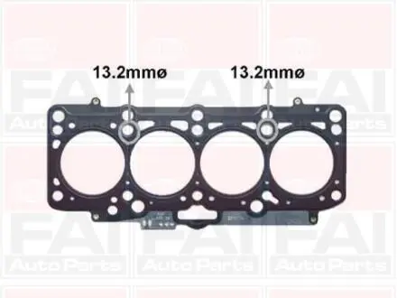 VW Прокладка головки блока VW CADDY II 1.9TDI, GOLF IV 1.9 97-05, POLO III 68 1.9 99-02, SKODA OCTAVIA I 1.9 TDI 96-10, SEAT TOLEDO II 1.9 TDI 99-04, AUDI A3 (8L1) 1.9 TDI 96-01 FAI HG1013