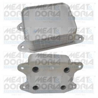 MEATDORIA VW Радиатор масляный Audi A1/3/5,Q2/Q3,Caddy IV,Golf VI,VII,Jetta IV,Passat,Tiguan,Skoda Fabia III,Karoq,Kodiaq,Octavia III,Rapid 1.2/1.4 MEAT&DORIA 95120