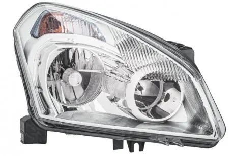NISSAN Фара основная Xenon с газораз.лампой,с мотором,с предвк.аппаратом D2R H7 PY21W W5W прав.Qashqai 07-10 HELLA 1EF 238 042-121 (фото 1)
