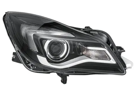 OPEL Фара основная галоген с мотором,с лампами AVL HIR2 PY21W W21W с дневн.светом прав.Insignia 08/13 - HELLA 1EL 011 165-721