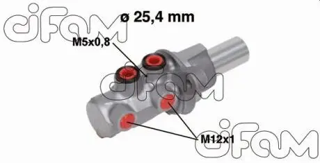 FORD Главный тормозной цилиндр (торм установка Bosch, для авто с ABS) TRANSIT 06-14 CIFAM 202-754