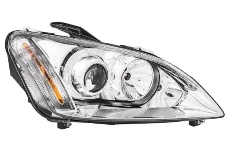 FORD Фара основная Bi-Xenon без мотора,без ламп D2S/H1 PY21W W5W прав.C-Max 04- HELLA 1EL 270 600-381