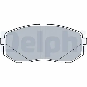 Гальмівні колодки, дискові Delphi LP3538