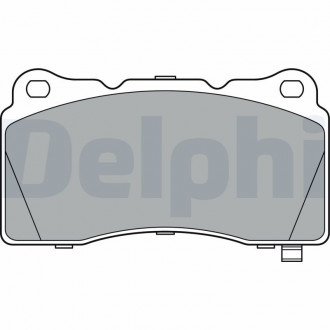 TESLA Тормозные колодки передн.Tesla S 12-,Cadillac,Ford (с-ма Brembo) Delphi LP3362 (фото 1)