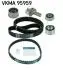 SKF К-кт. ГРМ (2шт. ремня + 3шт. ролика + натяжитель) HYUNDAI SANTAFE 2.4 -06 VKMA 95959