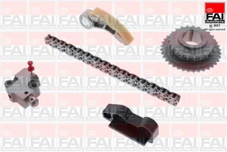 HONDA К-кт цепи привода распредвала Accord, CR-V, FR-V, Civic 2.2 04- FAI OPCK12
