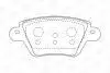 FORD Тормозные колодки задн.Mondeo 00-,Kangoo 01-,Jaguar X-Type CHAMPION 573320CH (фото 2)
