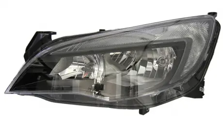 OPEL Фара основная галоген с мотором,H7/H7 W21/5W лев.Astra J 09- HELLA 1EG 010 011-611