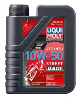 LM 1л RACING SYNTH 4T 10W-50 Масло мотор. 4-такт. синт. для мотоциклов LIQUI MOLY 1502