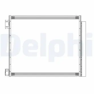 NISSAN Радиатор кондиционера Qashqai II,X-Trail 1.2/2.0 13- Delphi CF20313