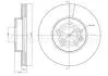 VW Диск тормозной передний Sharan,Ford Galaxy,Seat Alhambra CIFAM 800-403C (фото 1)