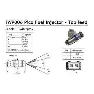 FIAT Форсунка бензин Bravo, Punto, CITROEN Saxo MAGNETI MARELLI IWP006