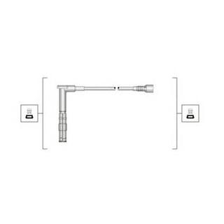 Высоковольтные провода MERCEDES C 180, 200, 220 MAGNETI MARELLI MSQ0100