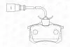 Колодки тормозные дисковые задние Ford Galaxy I/ VW Sharan (95-10) CH CHAMPION 573065CH (фото 2)
