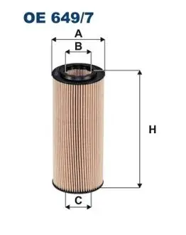 Фильтр масляный FILTRON OE649/7