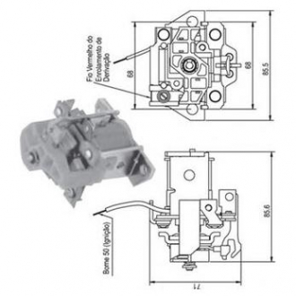 Соленоид FIAT.CUMMINS - BOSCH [940113050336] MAGNETI MARELLI AME0336