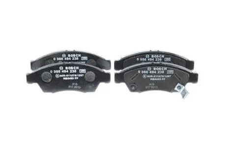Комплект гальмівних колодок BOSCH 0986494238