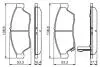 Комплект гальмівних колодок BOSCH 0986494238 (фото 6)