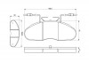 Колодки тормозные передние RENAULT Messenger B 120.35 BOSCH 0986424080 (фото 7)