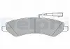 DELPHI FIAT К-т тормозных колодок передн.Ducato,Jumper 06- LP3623