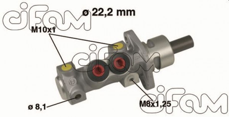 VW Главный тормозной цилиндр T4 90- торм.сист. ATE CIFAM 202-489