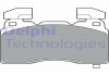 DELPHI OPEL Тормозные колодки передние Insignia B 17- LP3366