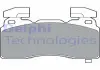 DELPHI OPEL Тормозные колодки передние Insignia B 17- LP3366