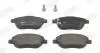 JURID OPEL Тормозные колодки передн.Corsa D, FIAT 500 573308J