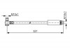 FORD Шланг тормозной пер. Mondeo II Turnier 96- BOSCH 1987476095 (фото 1)