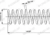 RENAULT Пружина передняя L=385mm Megane Scenic MONROE SP3465 (фото 2)