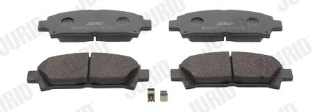 TOYOTA Тормозный колодки передние CARINA -97 Jurid 572357J