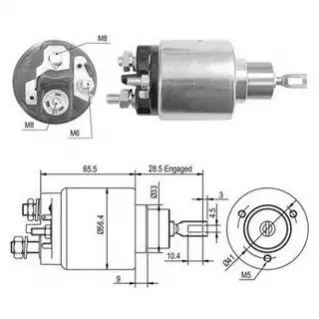 Втягивающее реле OPEL Astra F,G MAGNETI MARELLI 940113050428 (фото 1)