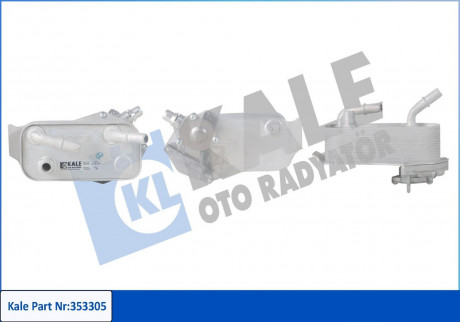 KALE BMW Масляный радиатор 1 E81/87,3 E90,X1 E84 KALE OTO RADYATOR 353305