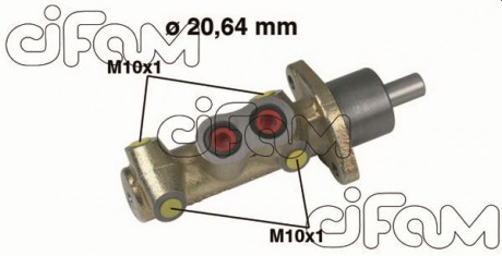 FIAT Главный тормозной цилиндр Punto 99-12 CIFAM 202-461