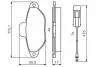 FIAT Тормозные колодки передние Punto 93- BOSCH 0986495475 (фото 1)