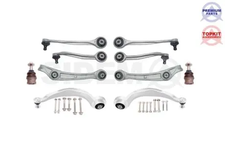 К-кт важелів підвіски перед. Audi A4/A5 -09 (M12) SIDEM 37254