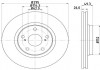 TOYOTA Тормозной диск передн.Avensis 08- HELLA 8DD 355 114-281 (фото 4)