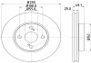 TOYOTA Диск тормозной передн.Corolla 02- HELLA 8DD 355 110-431 (фото 4)